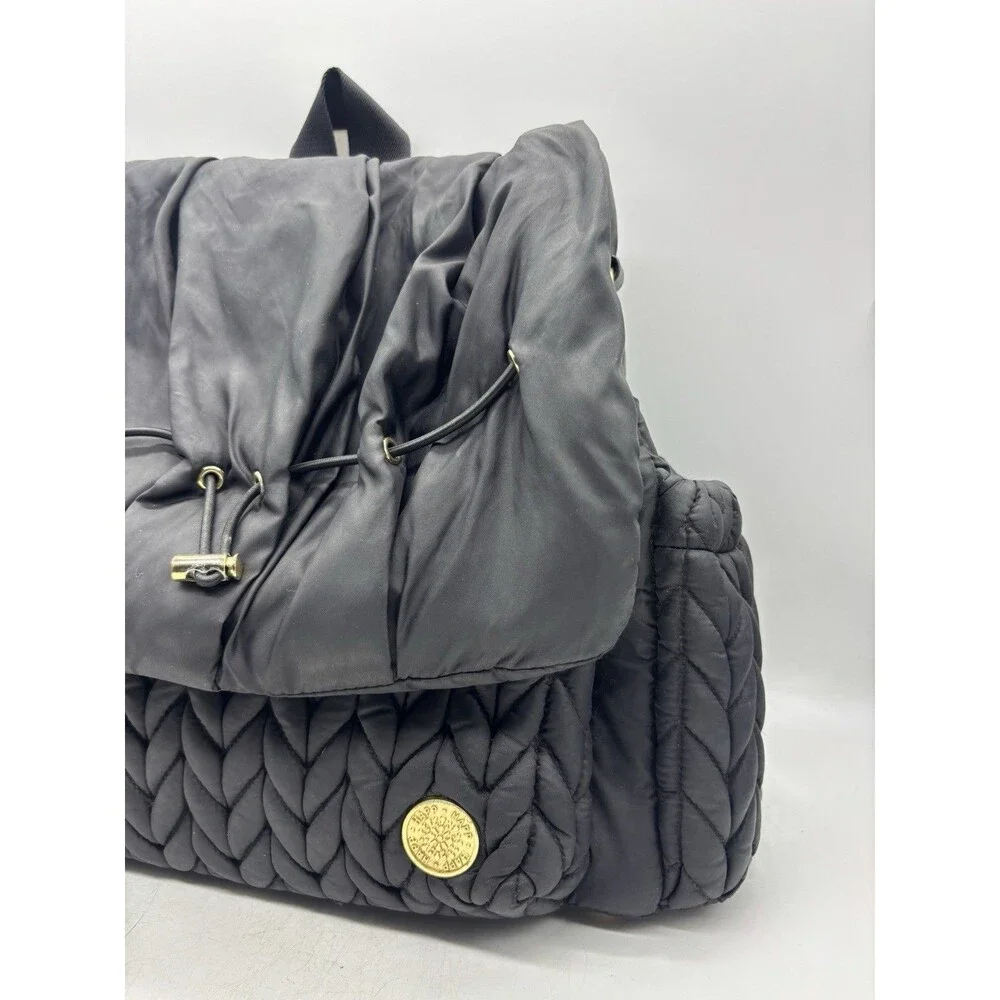Happ Brand Levy Backpack Diaper Bag Black
